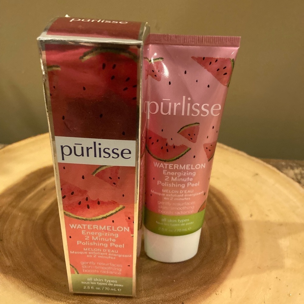 Purlisse Watermelon Energizing 2Min Polishing Peel 2.5 fl oz Exfoliator New